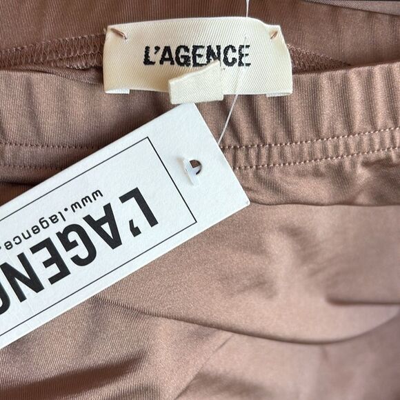 L'AGENCE Otis Pencil long skirt in ginger snap Small $325 - Picture 8 of 8